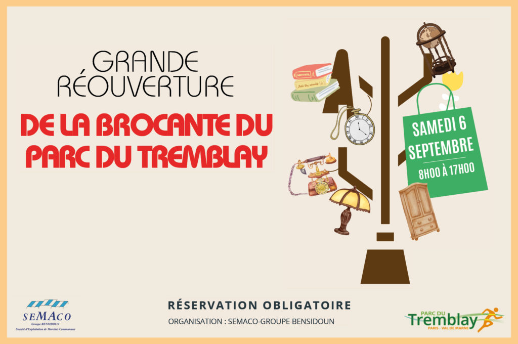 affiche brocante parc du tremblay champigny sur marne